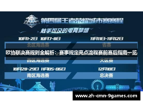 欧协联决赛规则全解析：赛事规定亮点流程赛前赛后指南一览